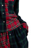 Plaid Flannel Crop Top & Boxer PJ Set