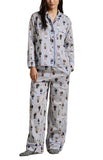 Iconic Polo Bear Cotton Sateen Madison Button Up Pajama Set - Polo Ralph Lauren