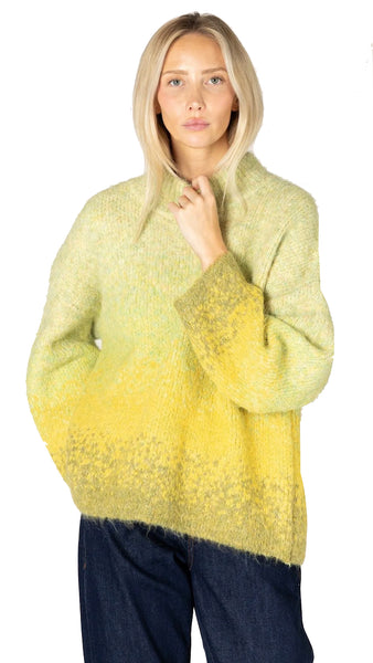 Ombré Lux mock sweater