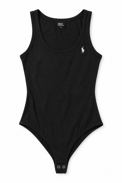 CLUB COTTON SLEEVELESS SCOOP TANK BODYSUIT