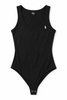 CLUB COTTON SLEEVELESS SCOOP TANK BODYSUIT