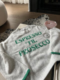 ESPRESSO TO PROSECCO SNUGGLE SWEATER