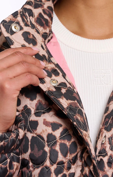 ABA QUILTED LEOPARD JACKET