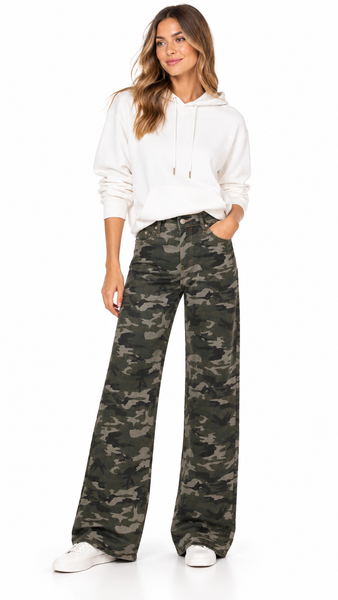 Top Selling Wide Leg Camo Pant (w/o Cargo Pockets) *PRE ORDER NOV 4th*