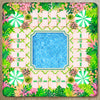 Mahjong Mat in Palm Beach Pool Print