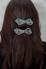 CRYSTAL WIRE BOW CLIP