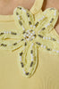 FLOWER DETAIL HALTER MAXI DRESS