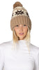 LINED FAUX FUR POM POM HAT