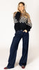 ARIA FAIR ISLE CREW SWEATER