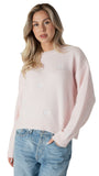 AVERY CREWNECK W EMB BOWS