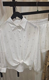Silky Embellished Rhinestone Front Set *LAST ONE - L*