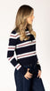 BREE ESSENTIALS STRIPE CARDI