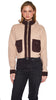 CAMILLA ZIP UP CARDIGAN SWEATER IN ROASTED ACORN