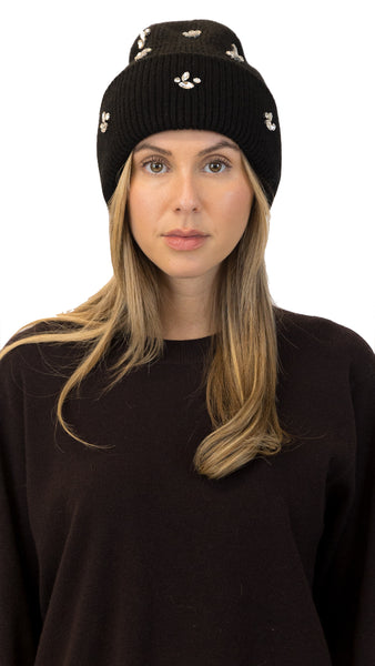 BEANIE WITH CRYSTALS