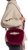 Cheryl Faux Fur Crossbody Bag - Sugar Plum