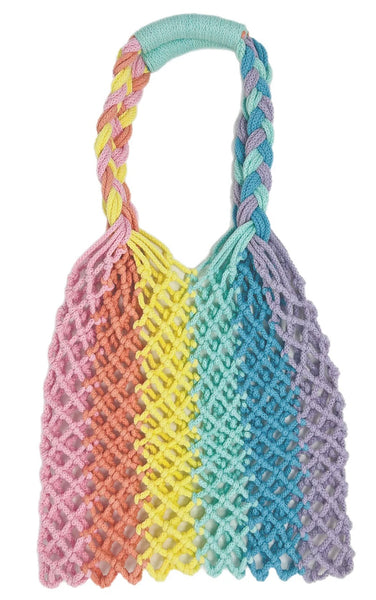 Macrame Knitted Tote Bag