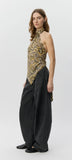 RAESW PAISLEY PRINTED HALTERNECK TOP & SHORT SET