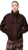 ARIELLE OVERSIZED SUEDE-EFFECT HIGH-NECK JACKET