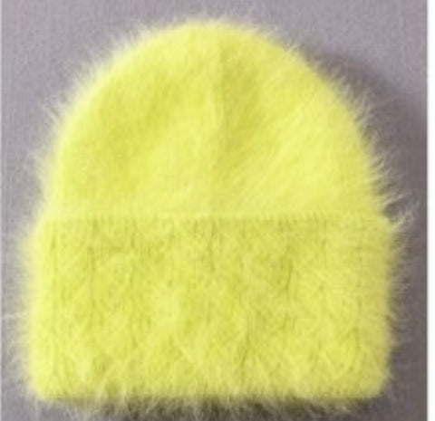 Rainbow Fur Cashmere Blend Beanie *LAST ONE*