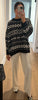 PHOEBE BLACK DIAMOND PULLOVER SWEATER