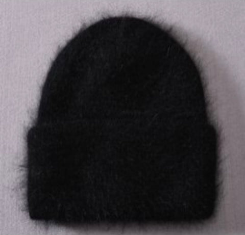 Black Big Star Cashmere Blend Beanie