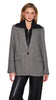 HAYES BLAZER IN MISTY HERRINGBONE