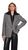 HAYES BLAZER IN MISTY HERRINGBONE