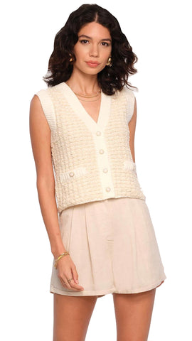 DOUBLE BREASTED KNIT CARDIGAN