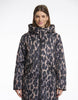 LUNE PADDED JACKET W/ HOOD - LEOPARD