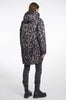 LUNE PADDED JACKET W/ HOOD - LEOPARD