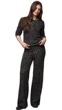 LEOPARD LOUNGE CREWNECK/PANT SWEATER SET