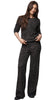 LEOPARD LOUNGE CREWNECK/PANT SWEATER SET