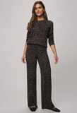 LEOPARD LOUNGE CREWNECK/PANT SWEATER SET