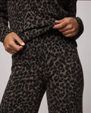 LEOPARD LOUNGE CREWNECK/PANT SWEATER SET