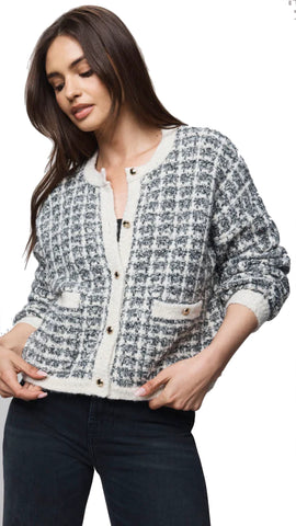 QUINCY RASPBERRY SWIRL REVERSIBLE JACKET