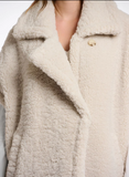 LUCA TEDDY CAPE - BIRCH