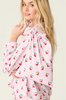 Afterparty Poplin Oh Cherry Short PJ Set