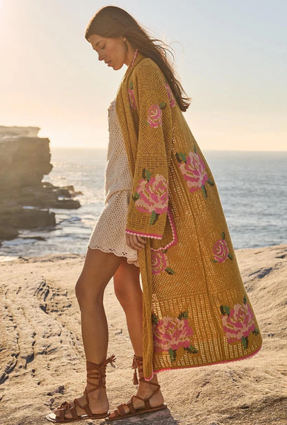 Coastal Granny Maxi Cardigan