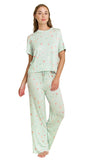 Tee Pant Set in Mint Mojito Bliss