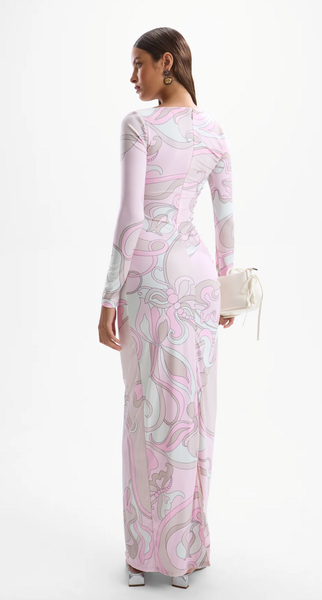 EMPRESS MAXI DRESS - DECO PINK