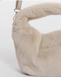 Cheryl Faux Fur Crossbody Bag - Birch