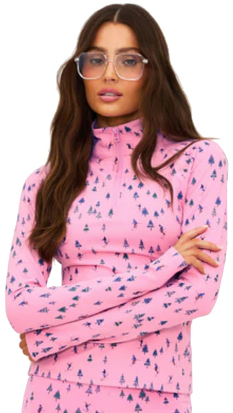 Kamara Top - Ski Patrol Waffle Quarter Zip