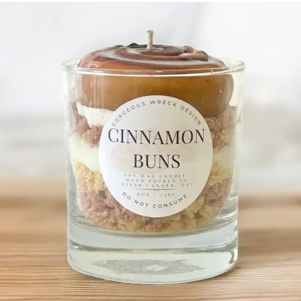 CINNAMON BUN DESSERT CANDLE