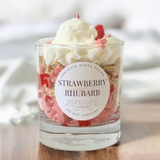 STRAWBERRY RHUBARB DESSERT CANDLE