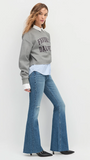 CROPPED COLLEGIATE SWEATSHIRT