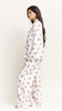 Snooze Mode Long PJ Set in Ivory Teddies