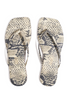 TKEES LILY SQUARE TOE EXOTICS- SANDSNAKE *LAST ONE -SZ 11*