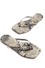 TKEES LILY SQUARE TOE EXOTICS- SANDSNAKE *LAST ONE -SZ 11*