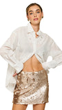 NAIDA SEQUINS MINI SKIRT