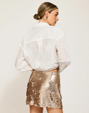 NAIDA SEQUINS MINI SKIRT
